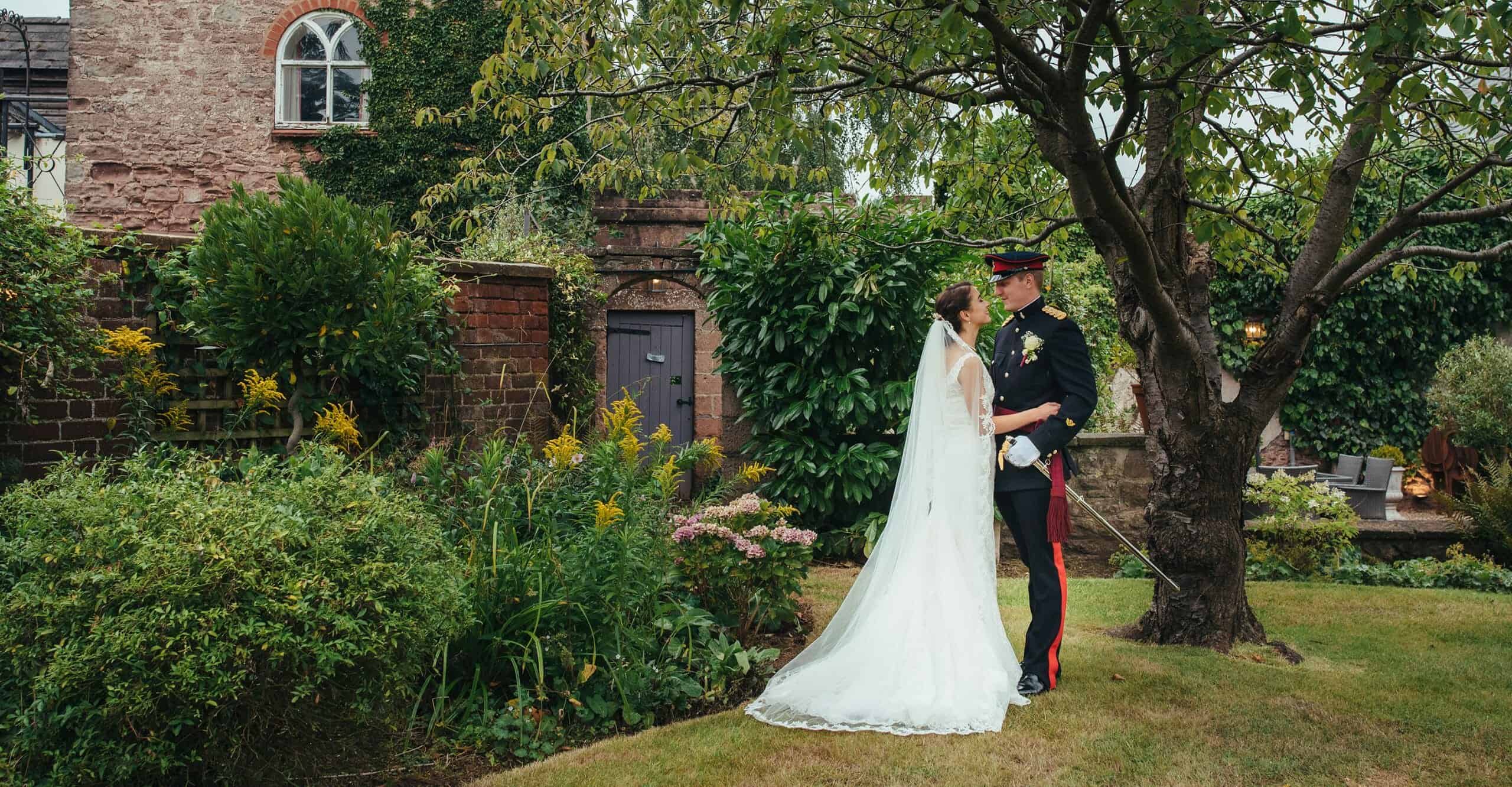 Intimate-wedding-ceremony-at-glewstone-court-scaled Jpg