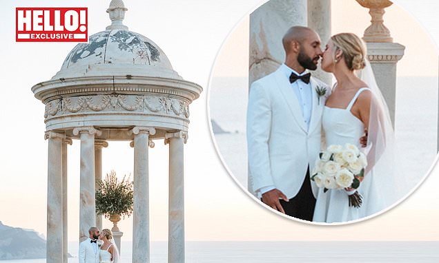 Alex Beresford marries fiancée Imogen McKay in magical Majorcan wedding ceremony | Daily Mail Online