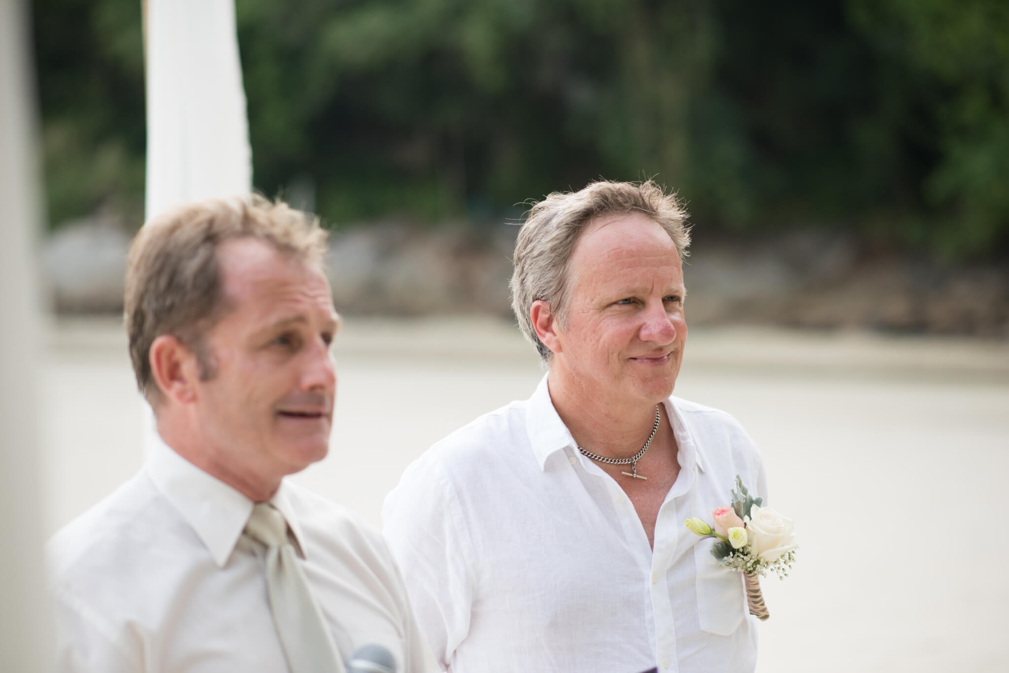 Marriage Celebrant Paul Cunliffe and James on Kata Beach