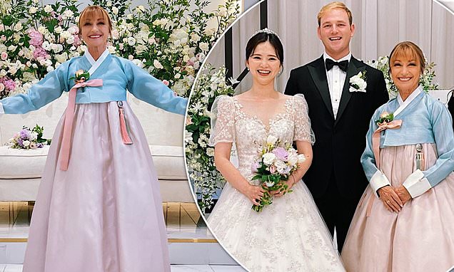 Jane Seymour's son Kris Keach ties the knot with bride Miso in traditional Korean wedding ceremony | Daily Mail Online