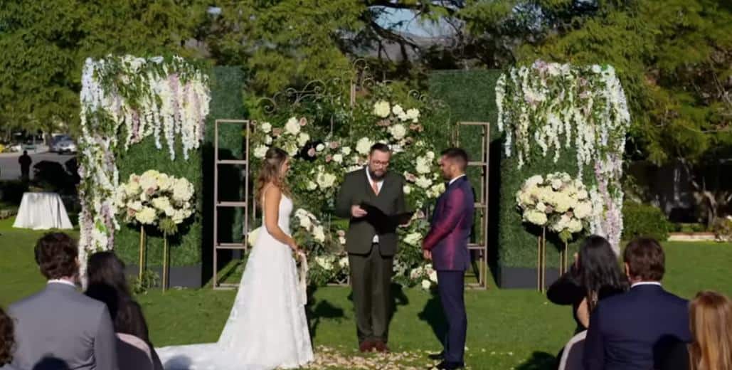 MAFS fans don’t know who they love more, Lindy and Miguel or the wedding officiant