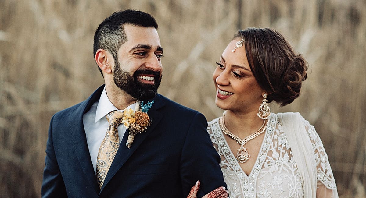 This Couple Arranged an Intimate Wedding Ceremony Right at Home