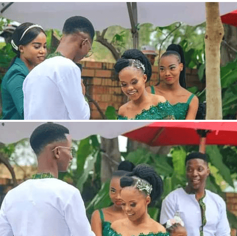 Man shares interesting caption as he posts photos of a bride, her bridesmaid and groom during wedding ceremony | Nigeria News Headlines Today