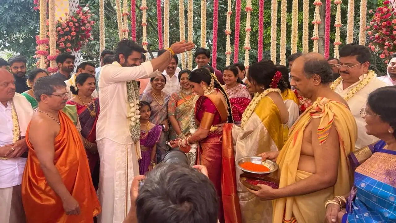 Naga Shaurya ties the knot with Anusha Shetty;  WATCH Inside video from the beautiful wedding ceremony