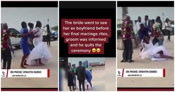 Man quit his wedding ceremony as he finds out bride paid ex-boyfriend last minute visit