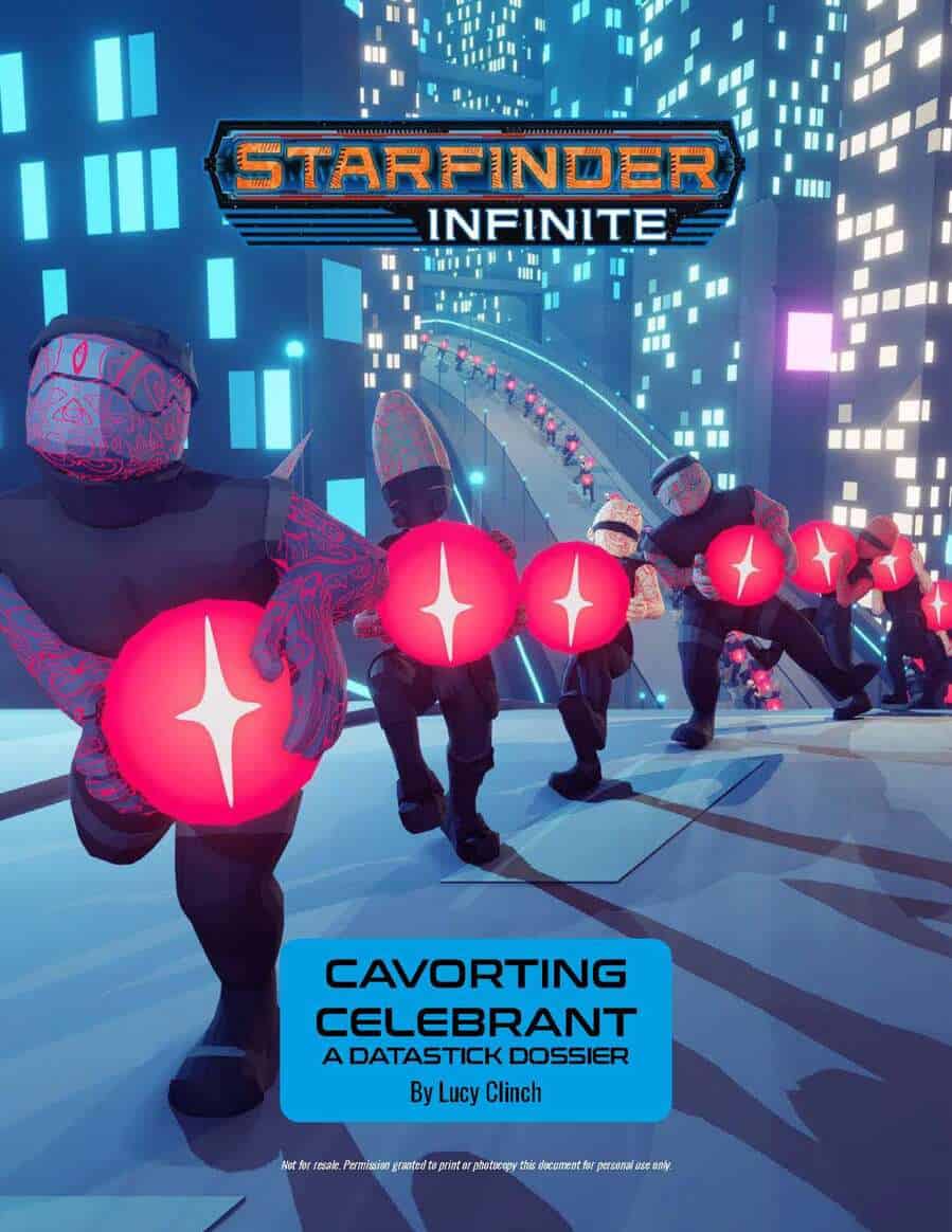 Starfinder Infinite: Cavorting Celebrant - Paizo | DriveThruRPG.com